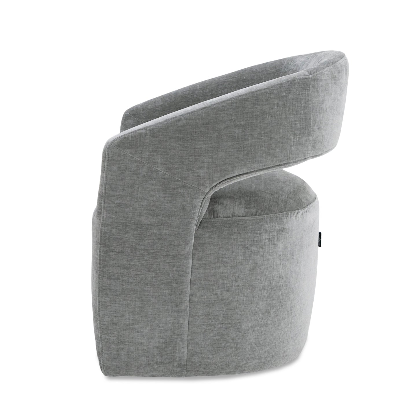 Modrest Angie - Modern Grey Fabric Accent Chair