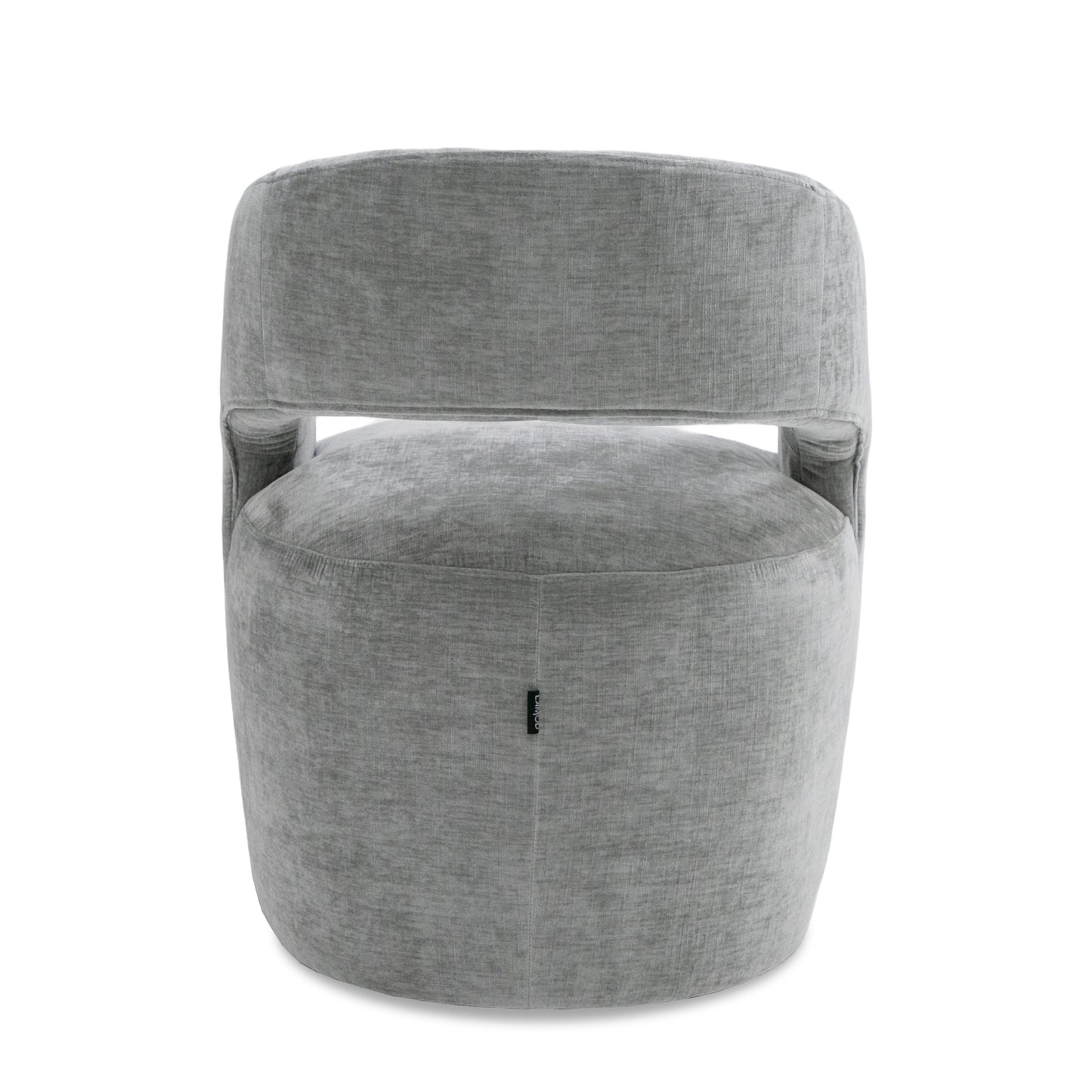 Modrest Angie - Modern Grey Fabric Accent Chair