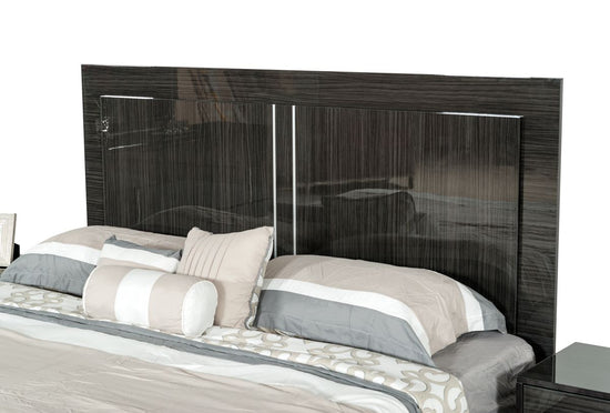 Modrest Ari Italian Modern Grey Bedroom Set