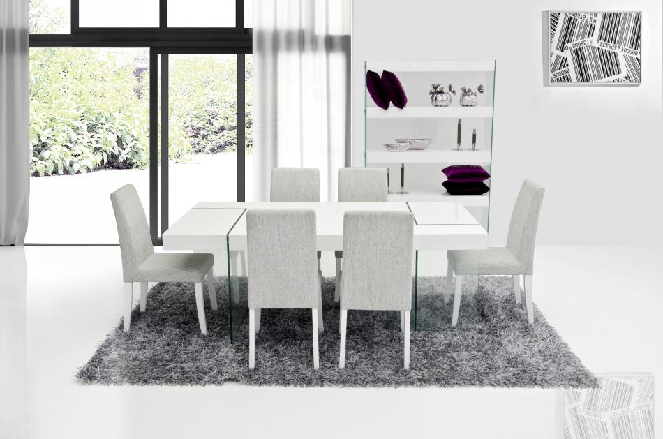 Modrest Aura Modern White Dining Chair (Set of 2)