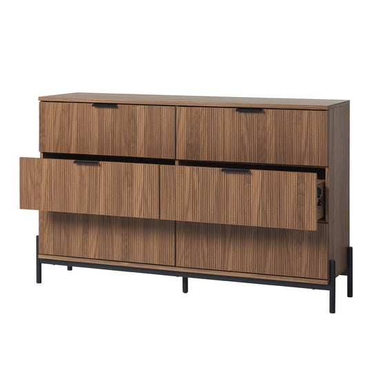 Paris Modern Scandinavian Reeded Dresser