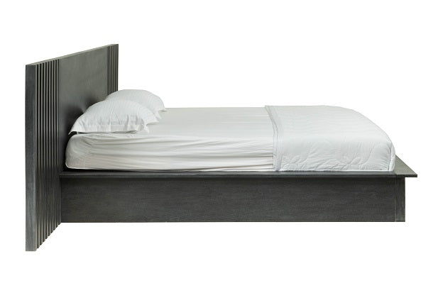 Modrest Manchester- Contemporary Platform Dark Grey Q Bed