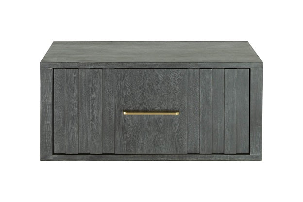 Modrest Manchester- Contemporary Dark Grey Nightstand