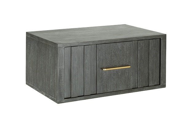 Modrest Manchester- Contemporary Dark Grey Nightstand