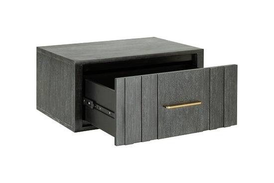 Modrest Manchester- Contemporary Dark Grey Nightstand