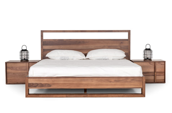 Nova Domus Berlin - Modern Walnut Bed