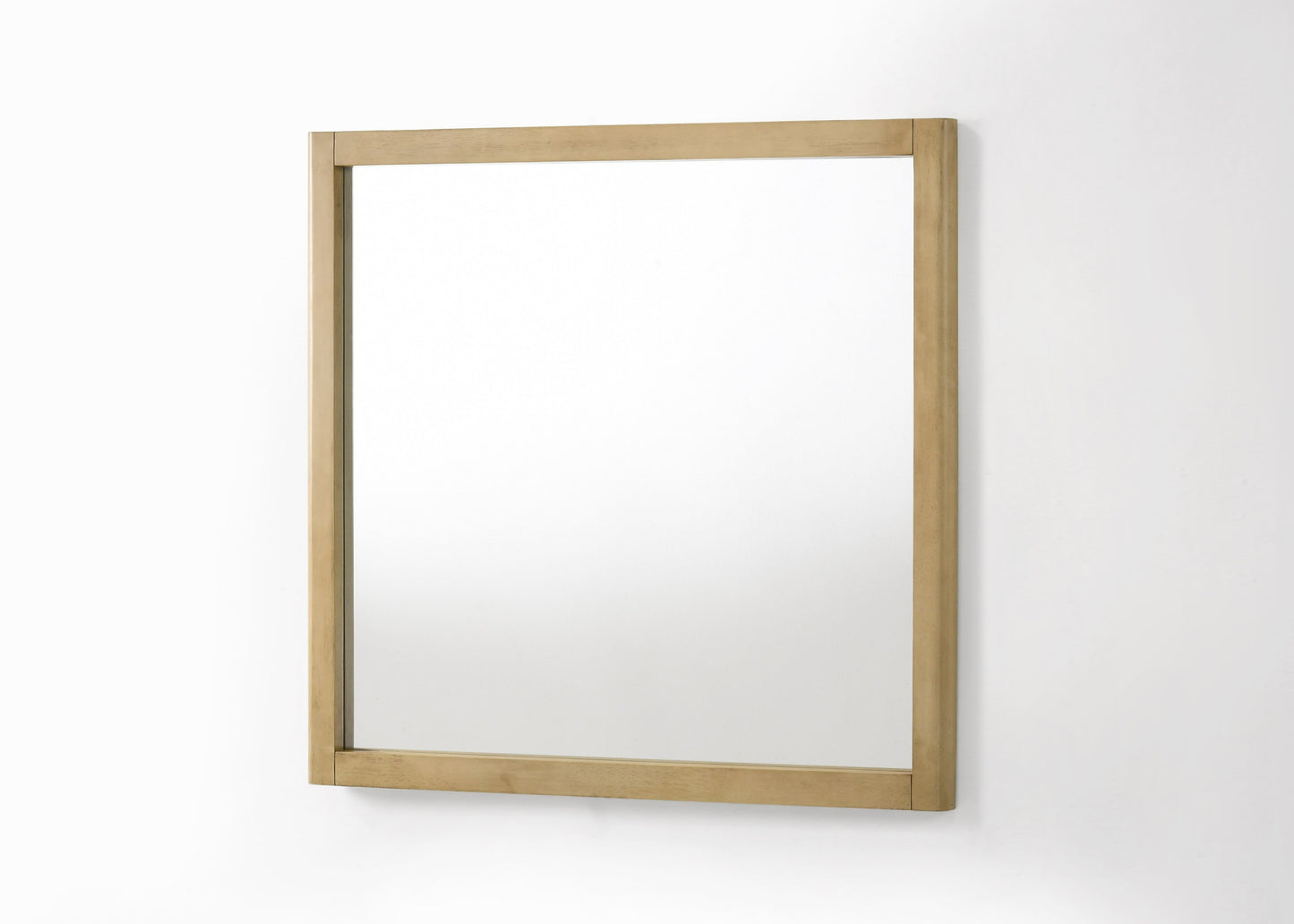 Nova Domus Santa Monica - Modern Natural Oak Square Mirror