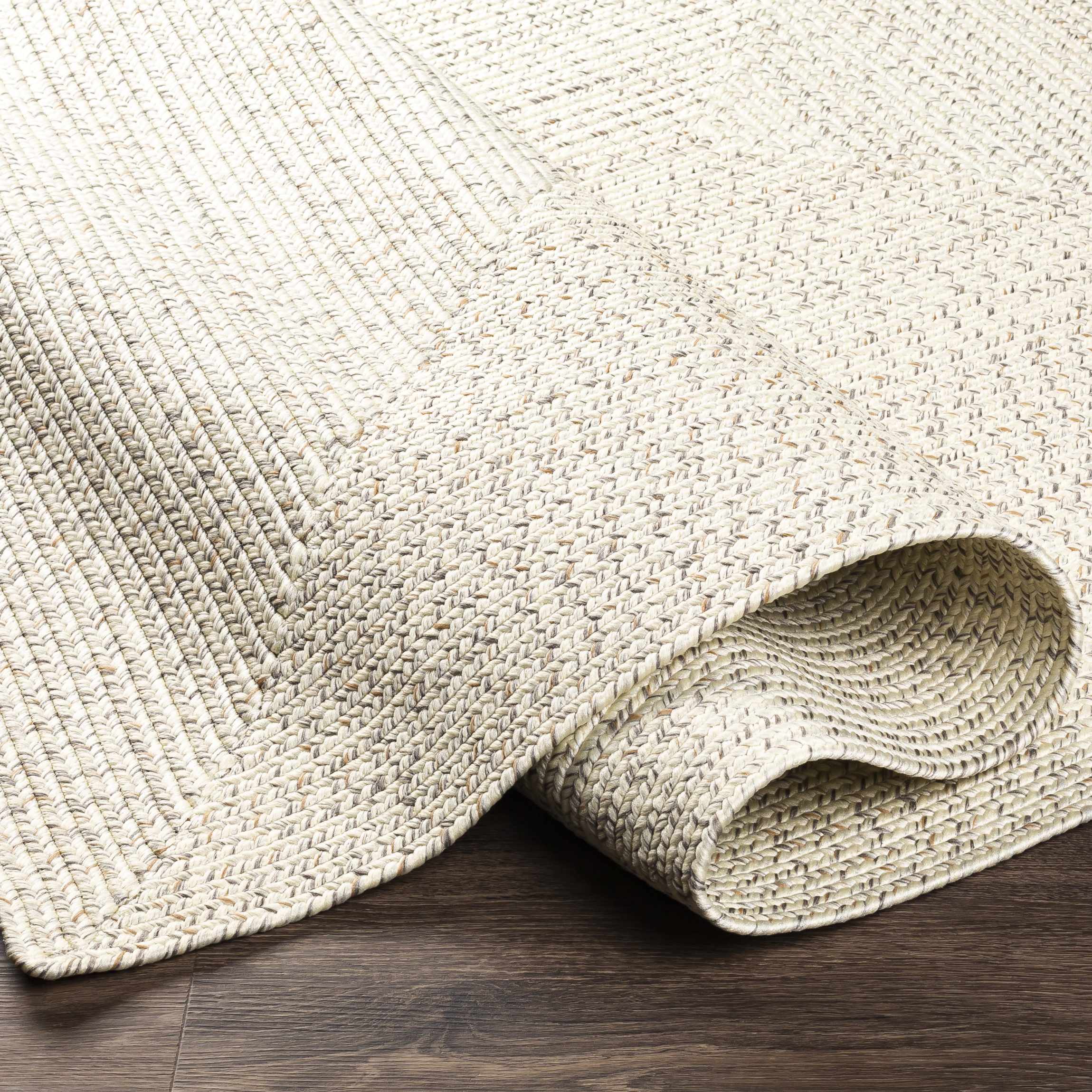 Braided Faux Jute Rug, Beige