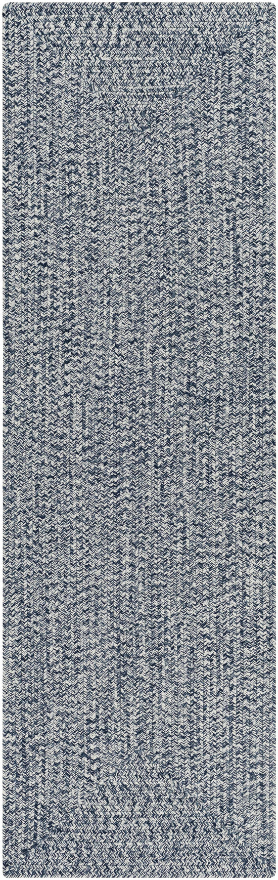 Braided Faux Jute Rug, Blue