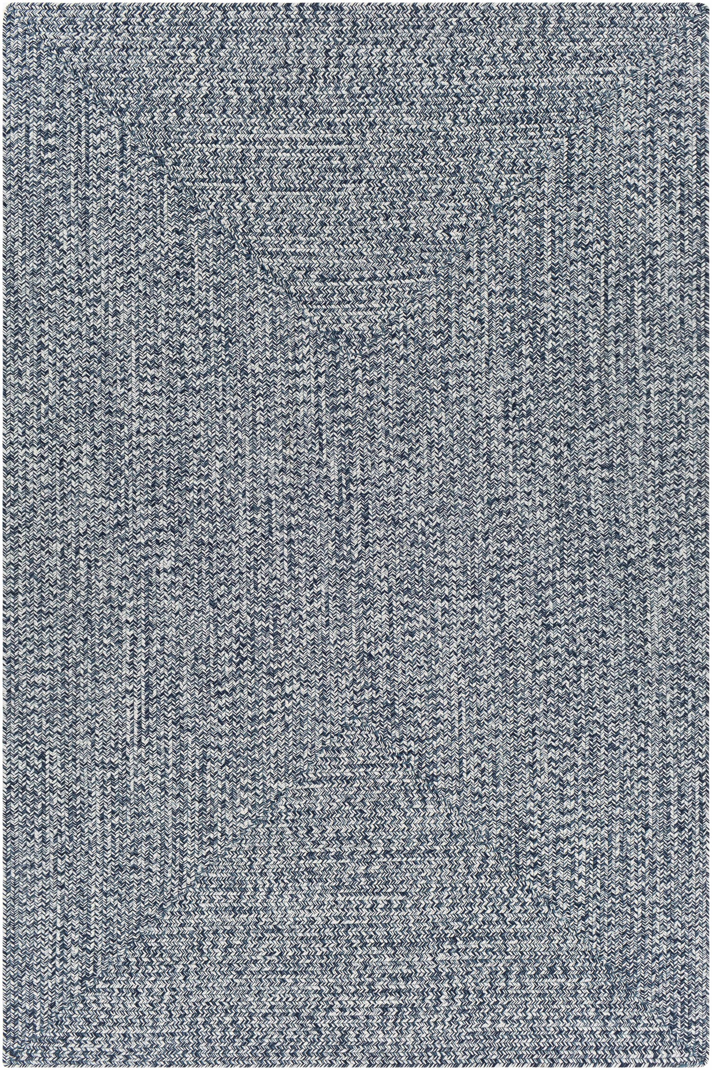 Braided Faux Jute Rug, Blue