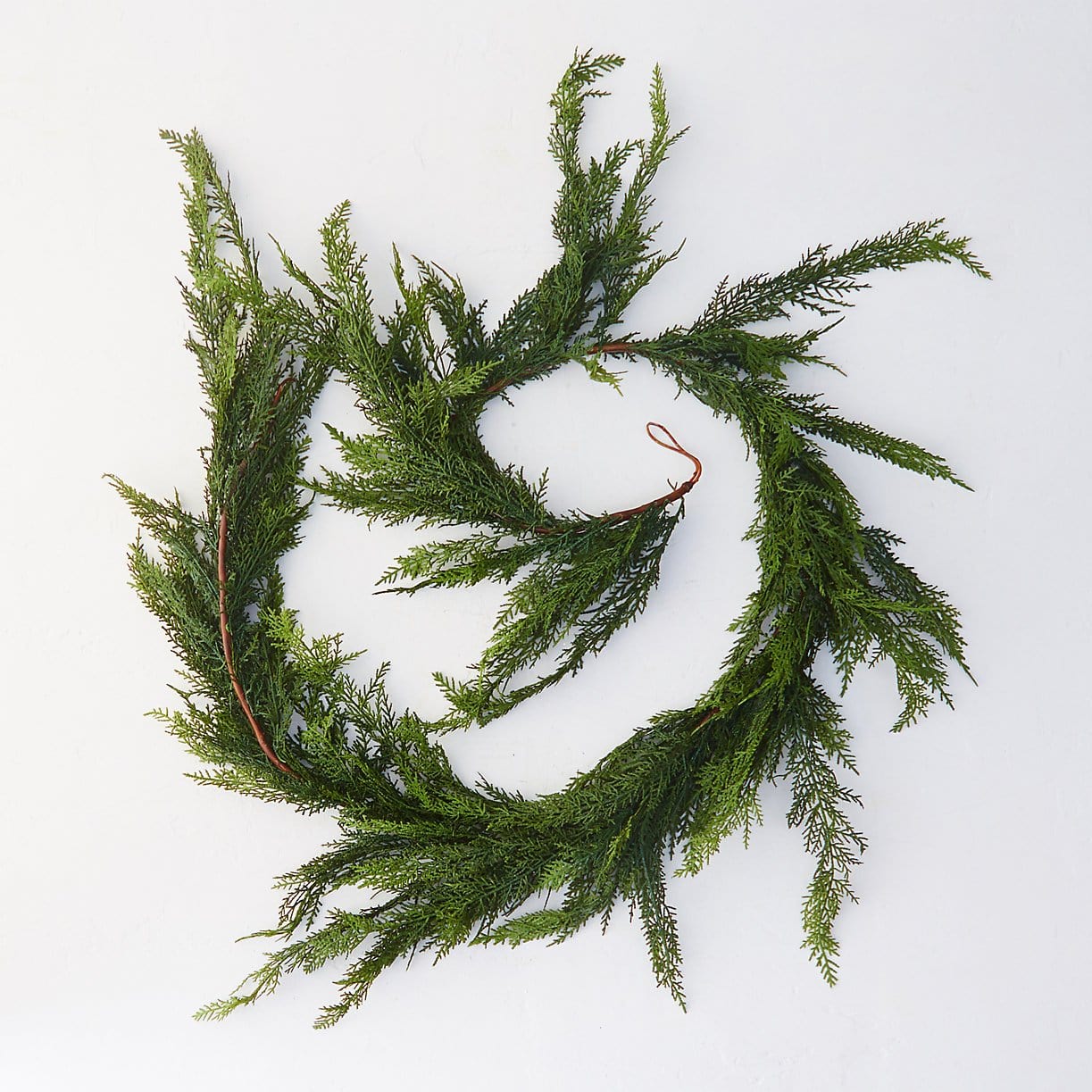 Realistic Cedar Garland, 6'