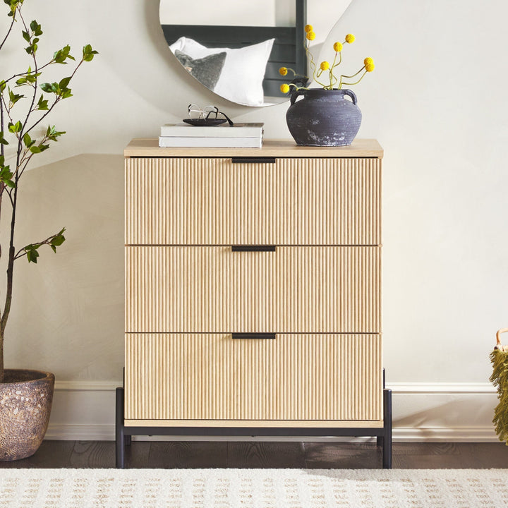 Paris Modern Scandinavian Reeded Chest