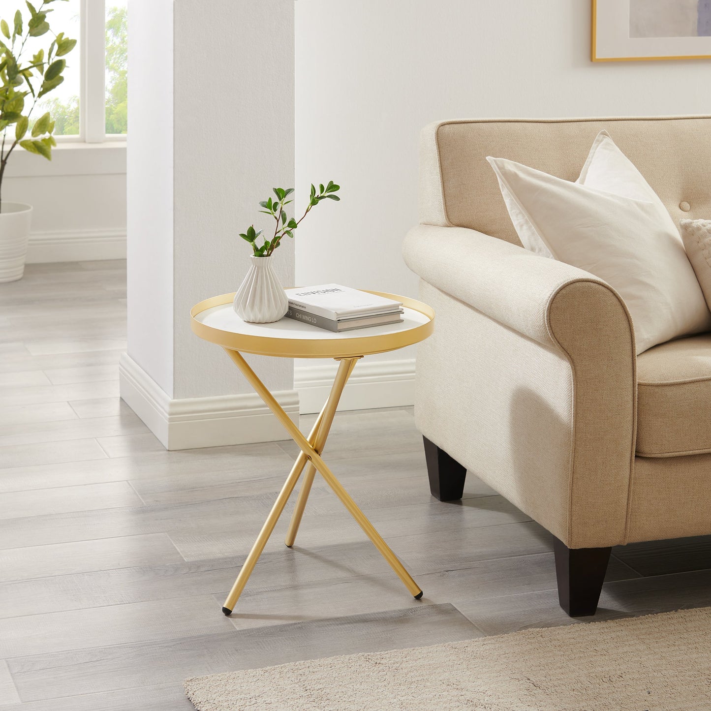 Trebent 18" 3-Leg Contemporary Side Table