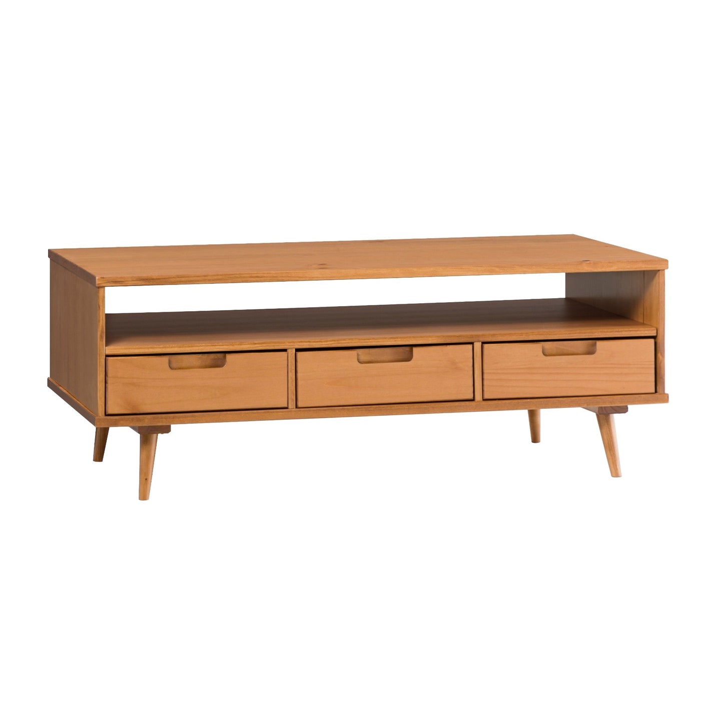 Sloane 48" 3-Drawer Solid Wood Coffee Table