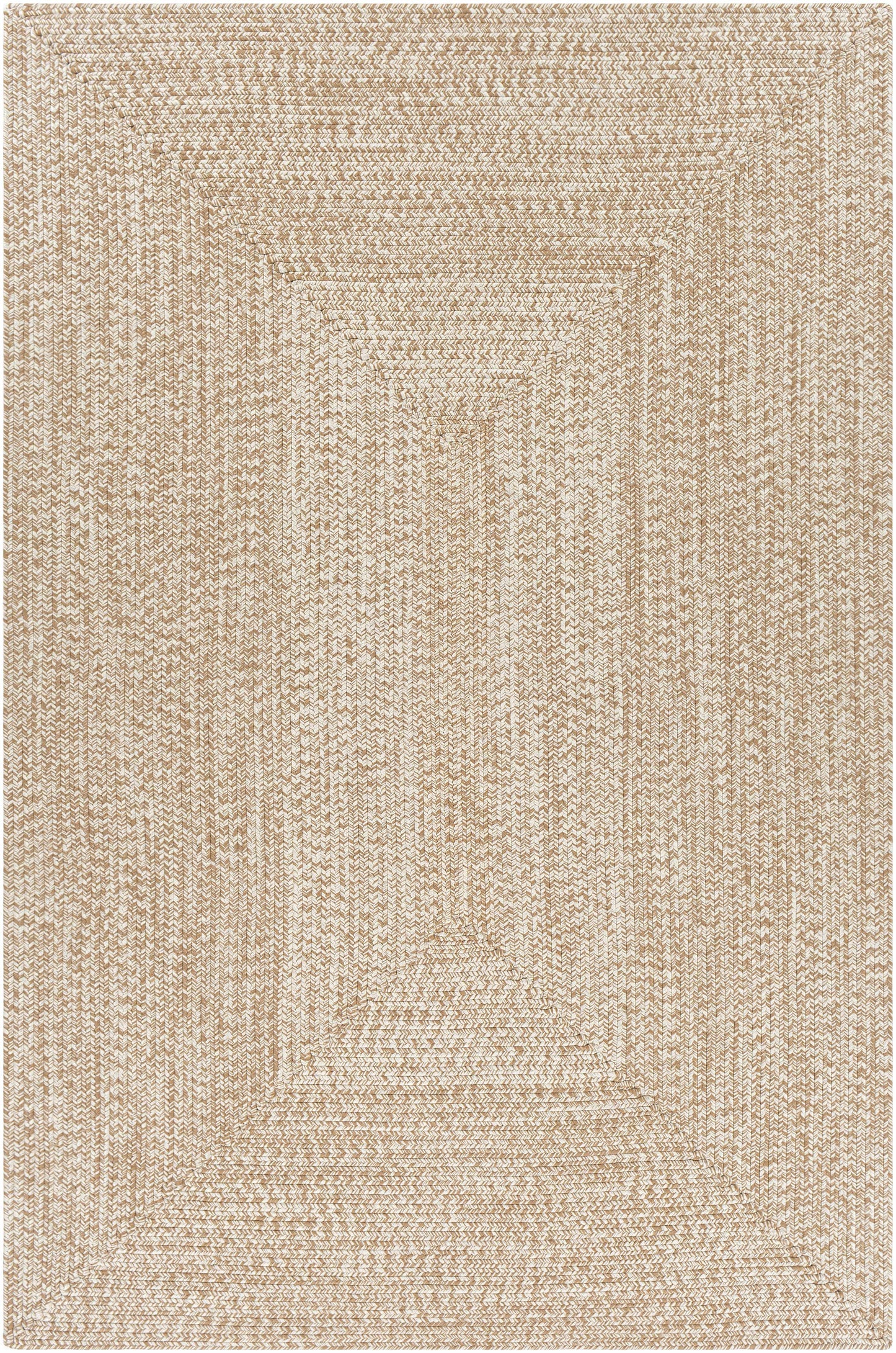 Braided Faux Jute Rug, Cream