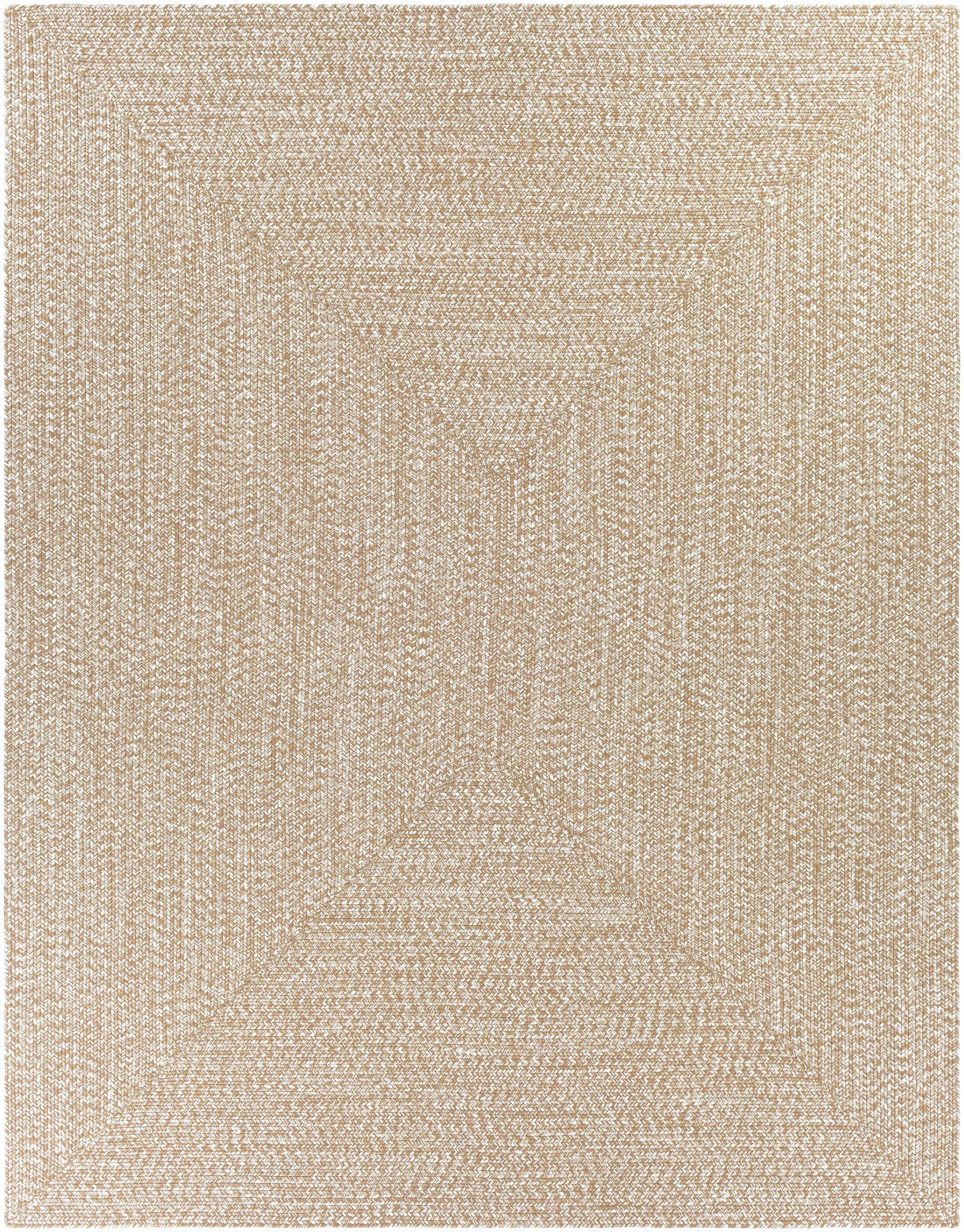 Braided Faux Jute Rug, Cream