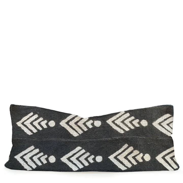 Geometric Black & White Sofa Pillow