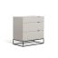 Queen Modrest Hera Modern Grey Bedroom Set