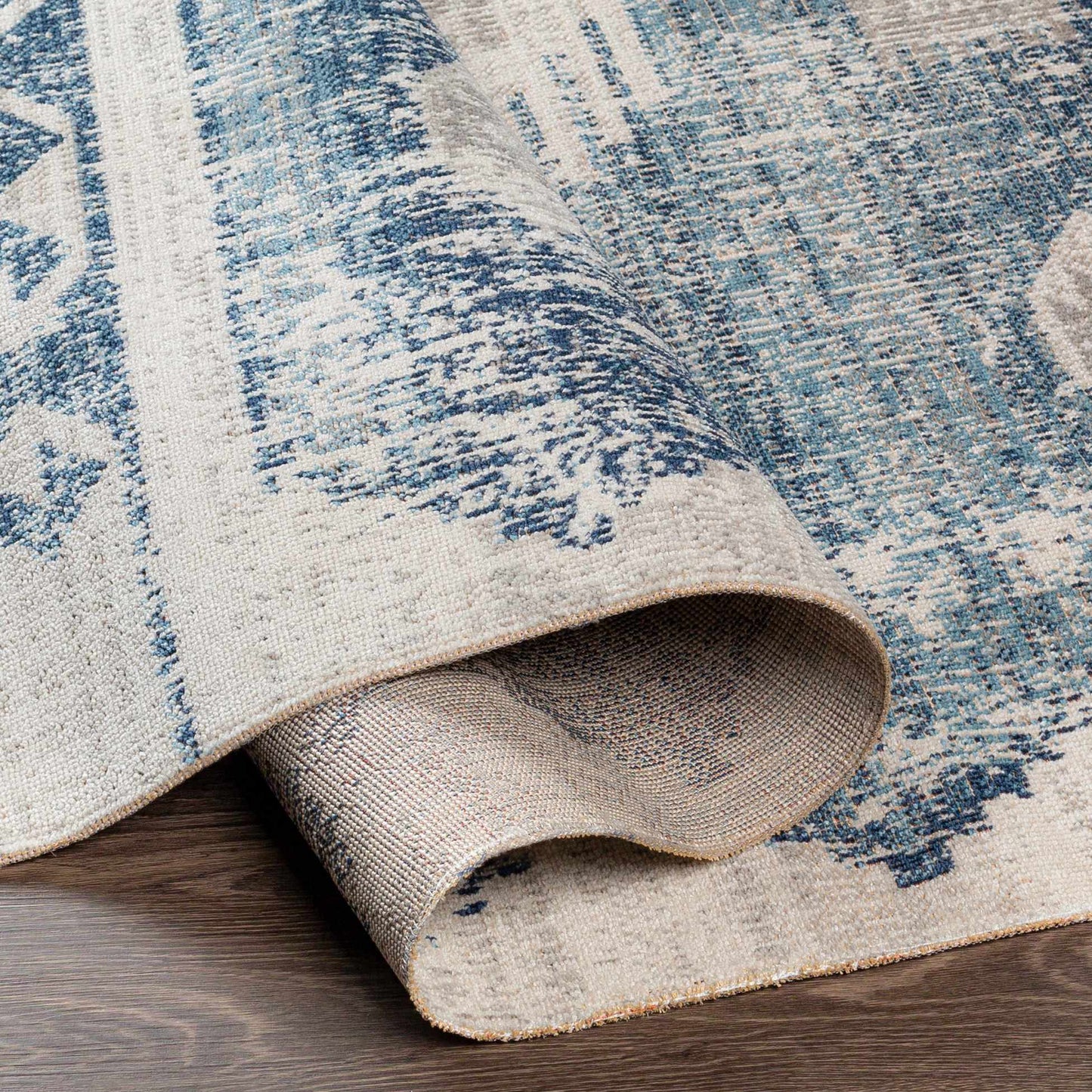 Westmount Aztec Area Rug, Denim