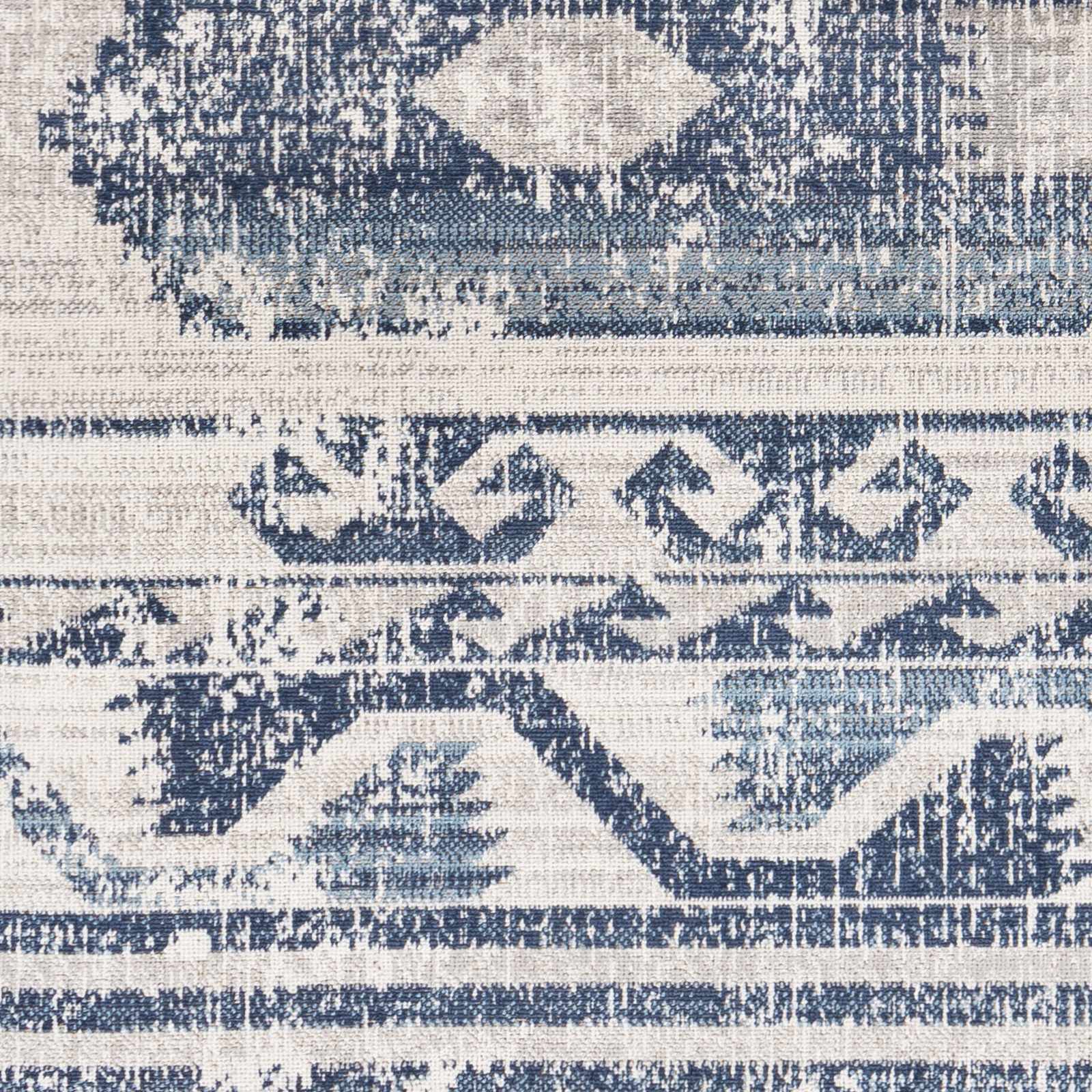 Westmount Aztec Area Rug, Denim