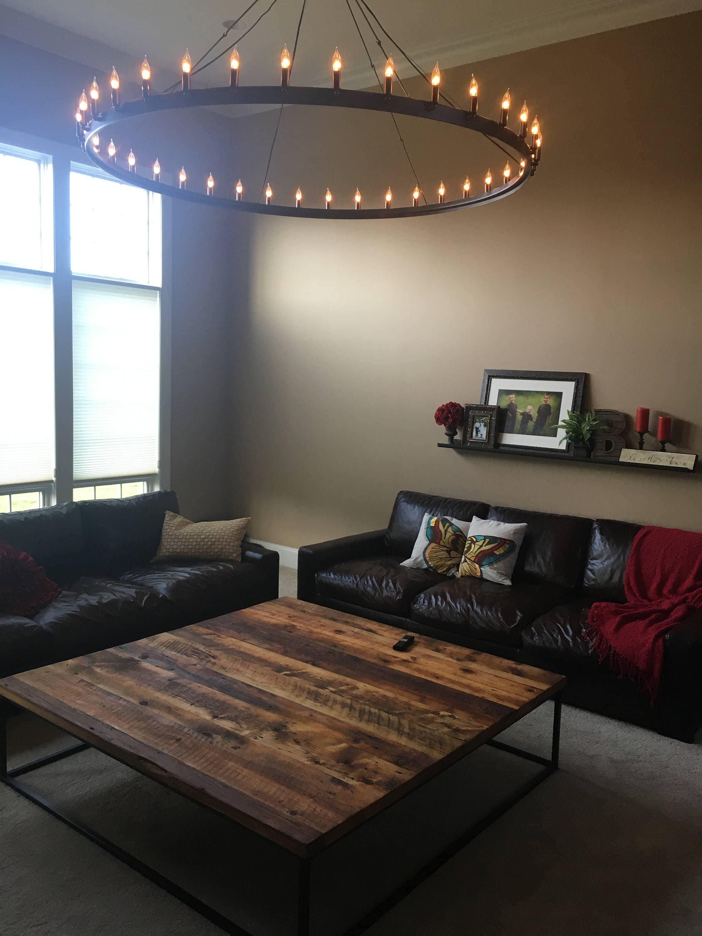 Reclaimed Wood Square Coffee Table