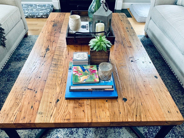 Reclaimed Wormy Chestnut Coffee Table