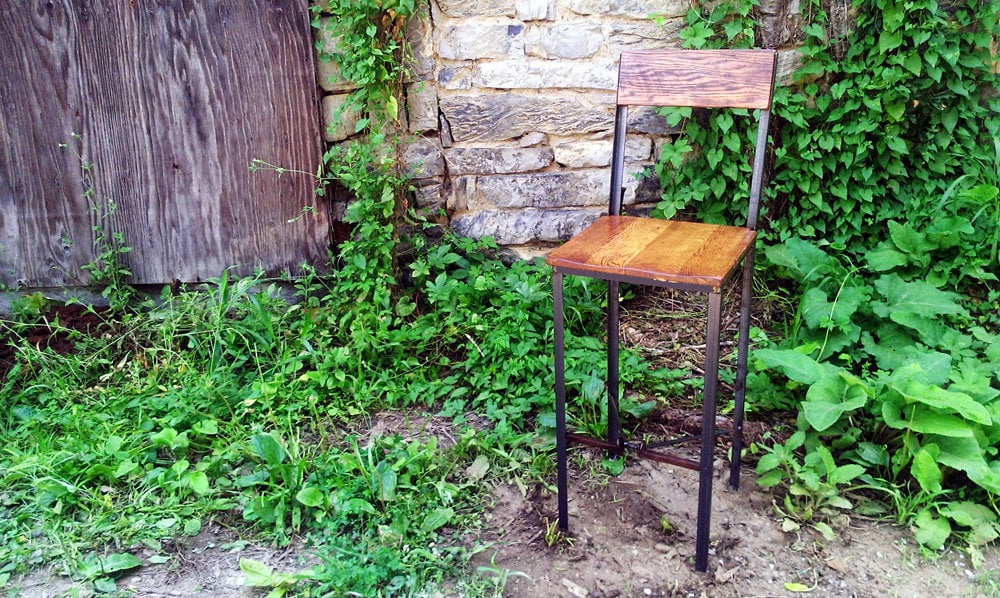 "The Millworks" Industrial Bar Chair