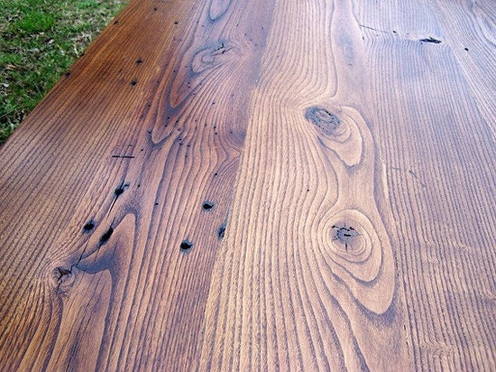 Farmhouse Reclaimed Wormy Chestnut Kitchen Table