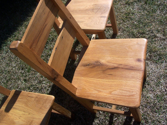 Reclaimed Oak Farmhouse Dining Chair