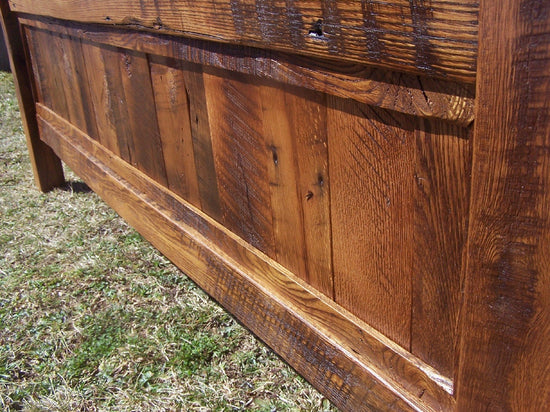 "Shenandoah Sunset" Reclaimed Oak Panel Bed