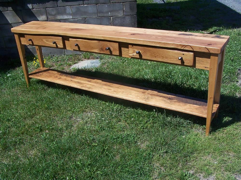 Reclaimed Wormy Chestnut Sideboard