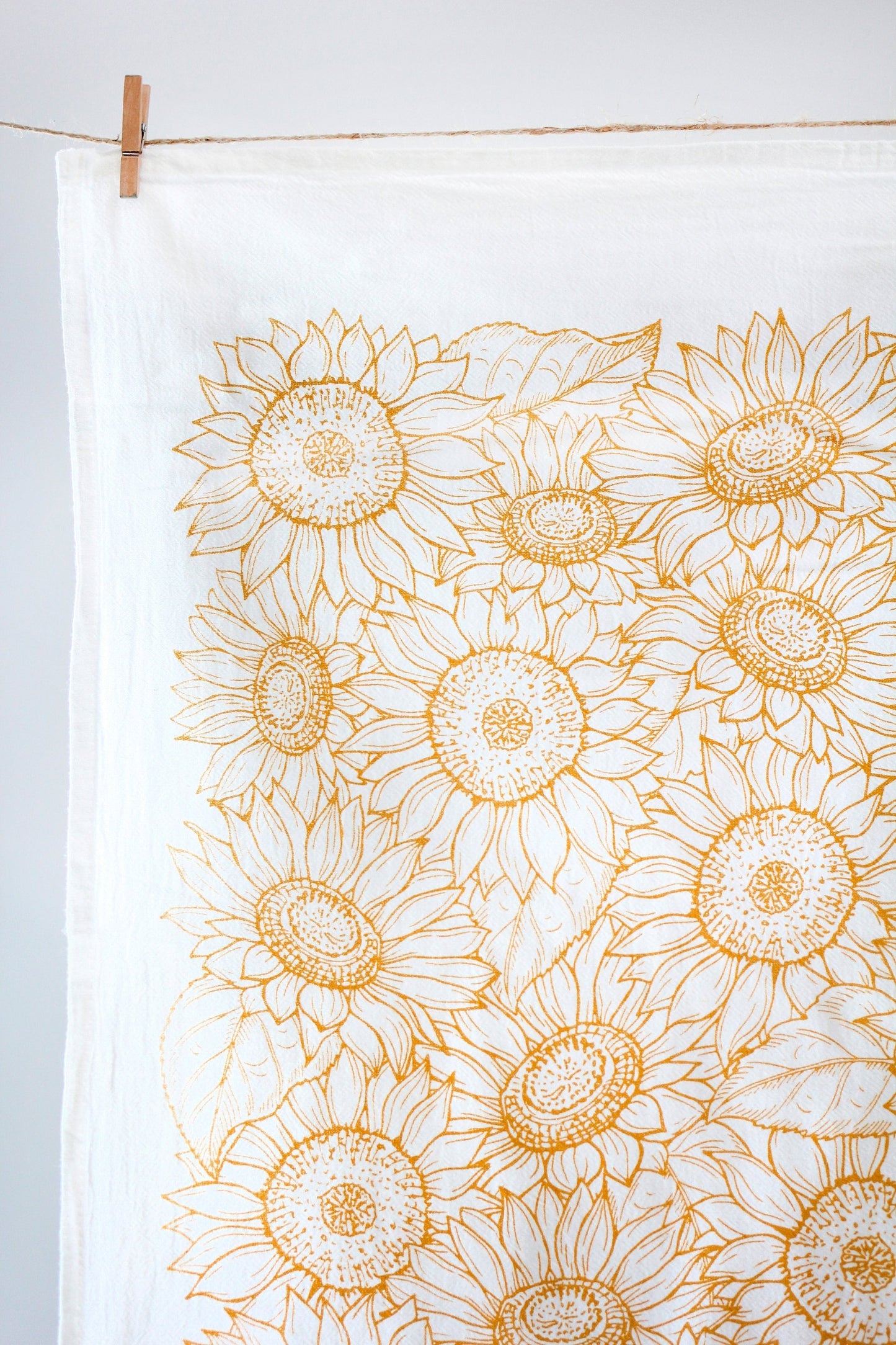 Sunflower Garden Tea Towel