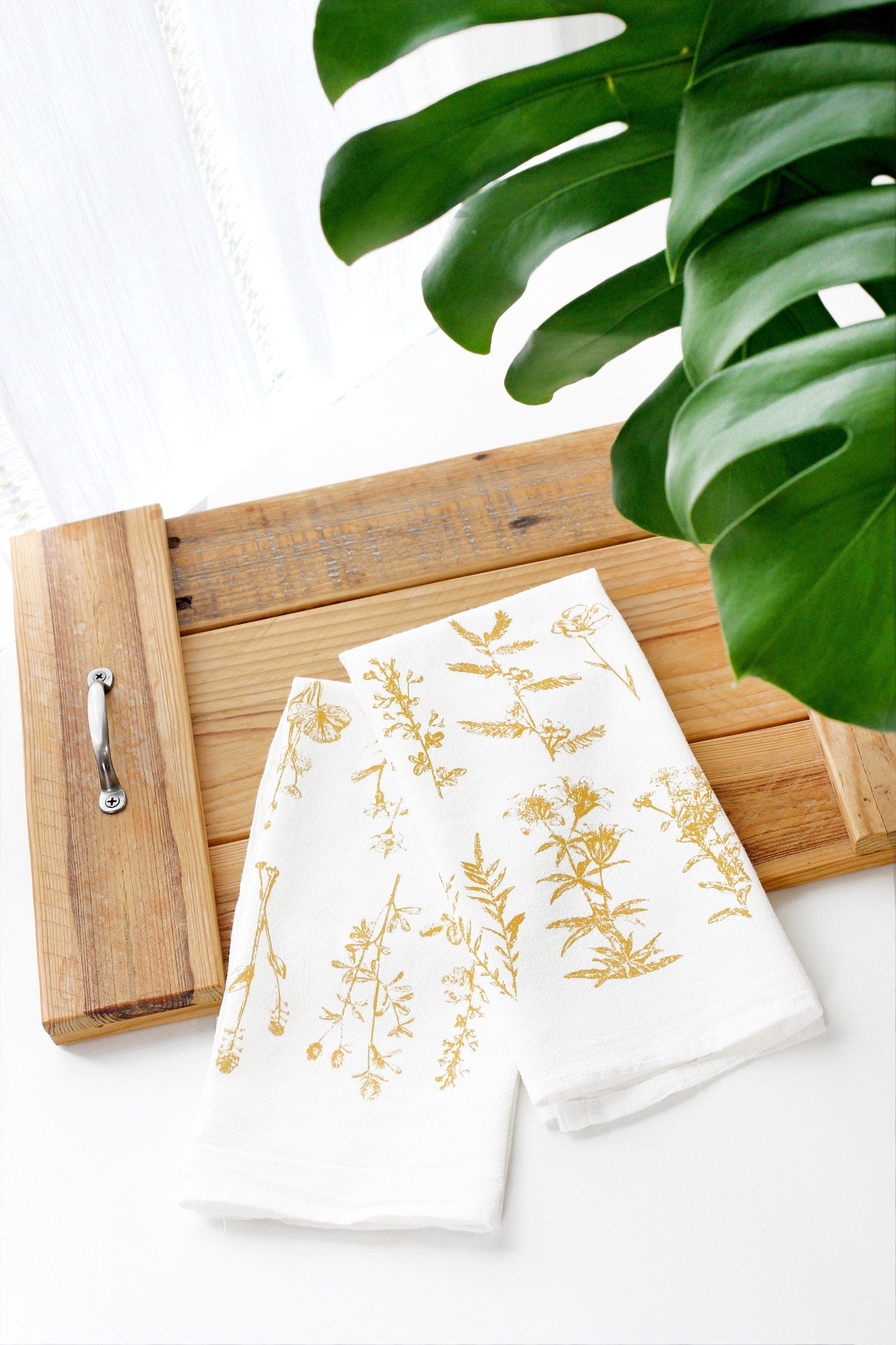 Wild Flower Tea Towel