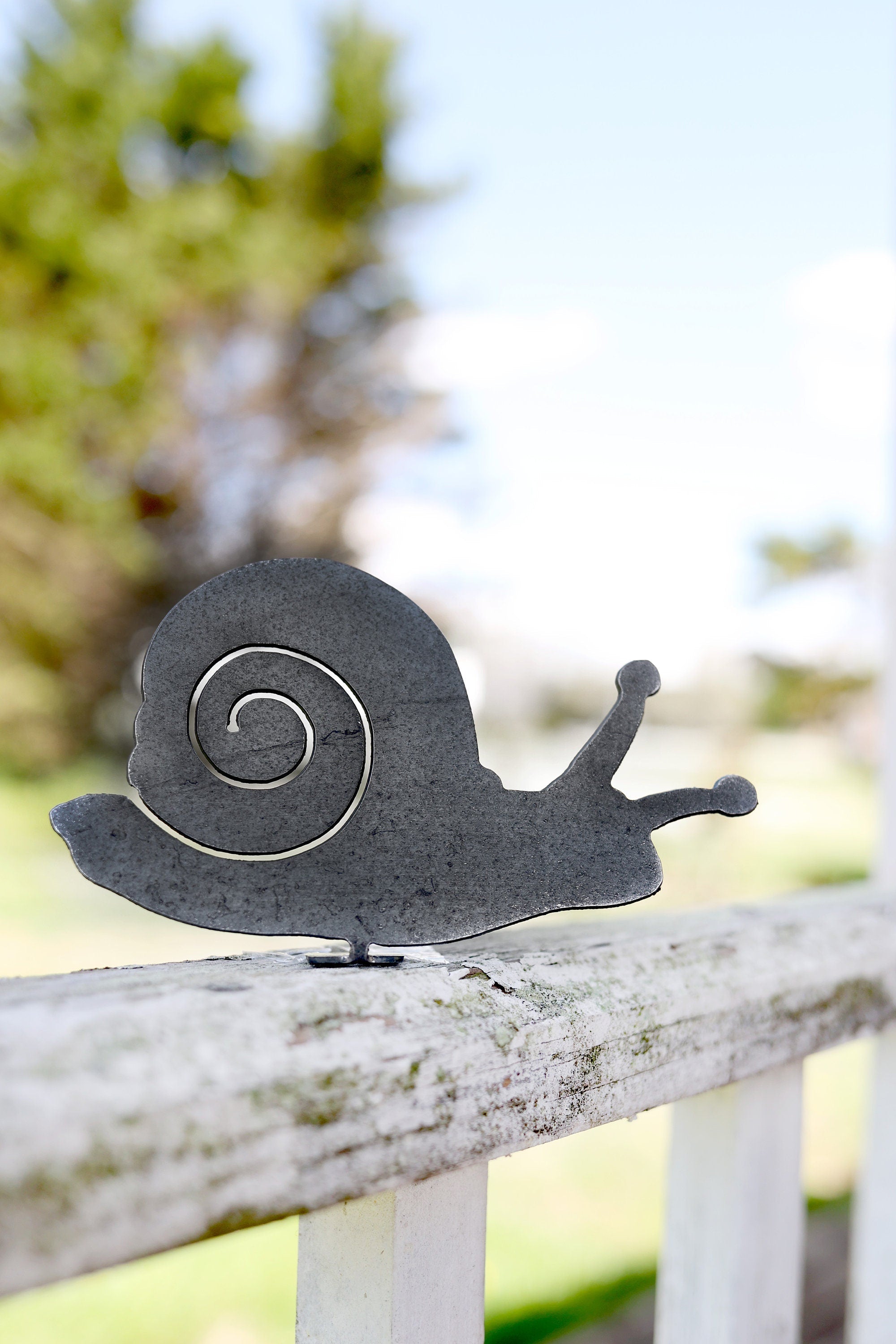 Metal Snail Statue