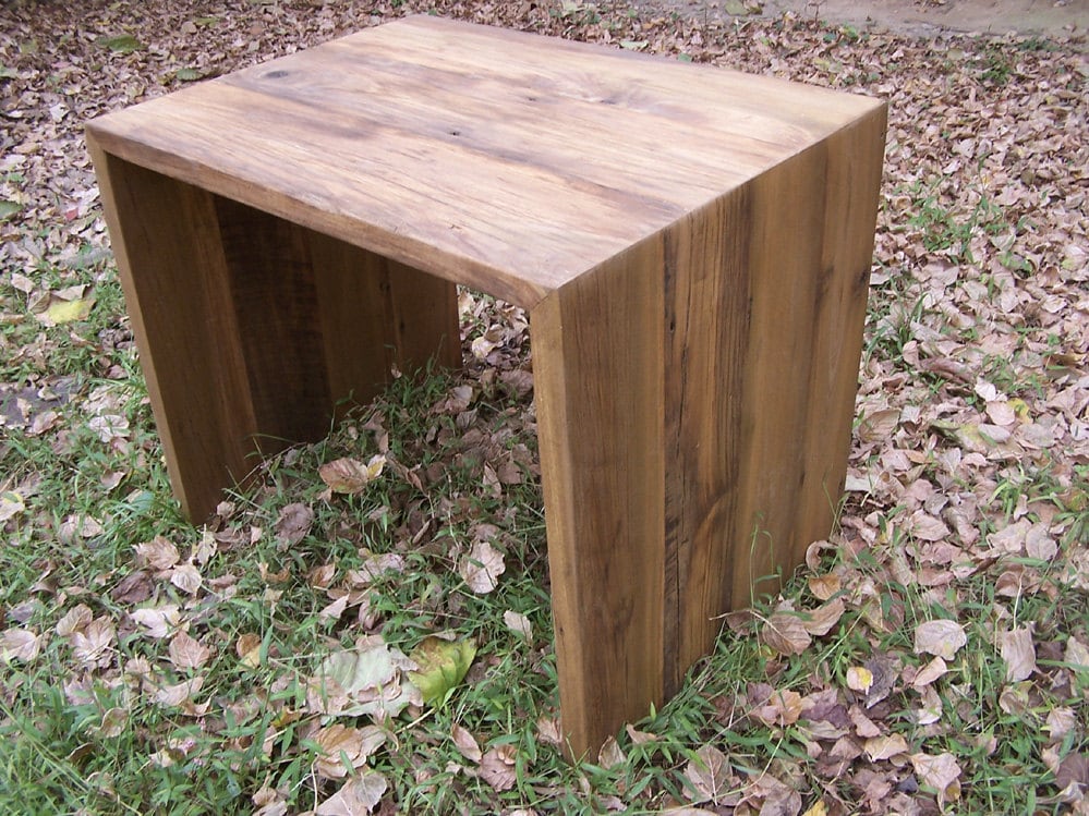 Reclaimed Wood Slab Desk