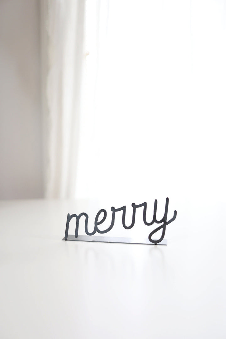 Merry Word Sign