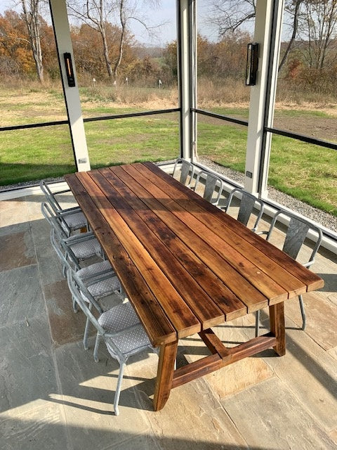 Modern Farmhouse Patio Dining Table