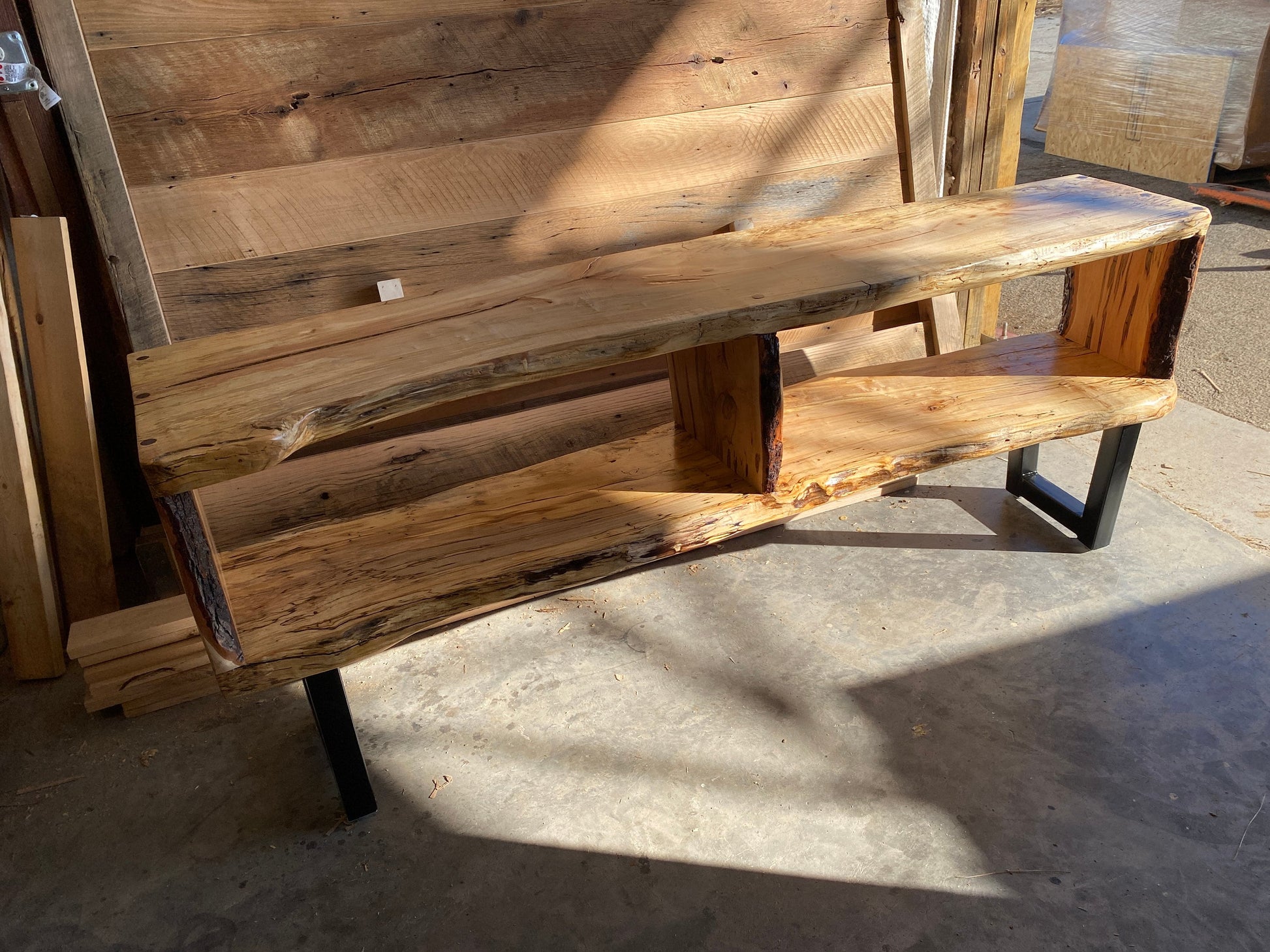 Live Edge Media Console