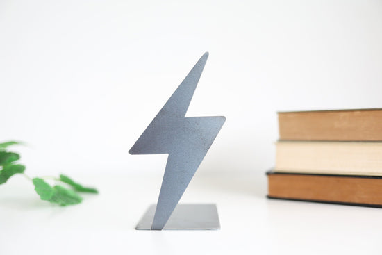 Lightening Bolt Bookend