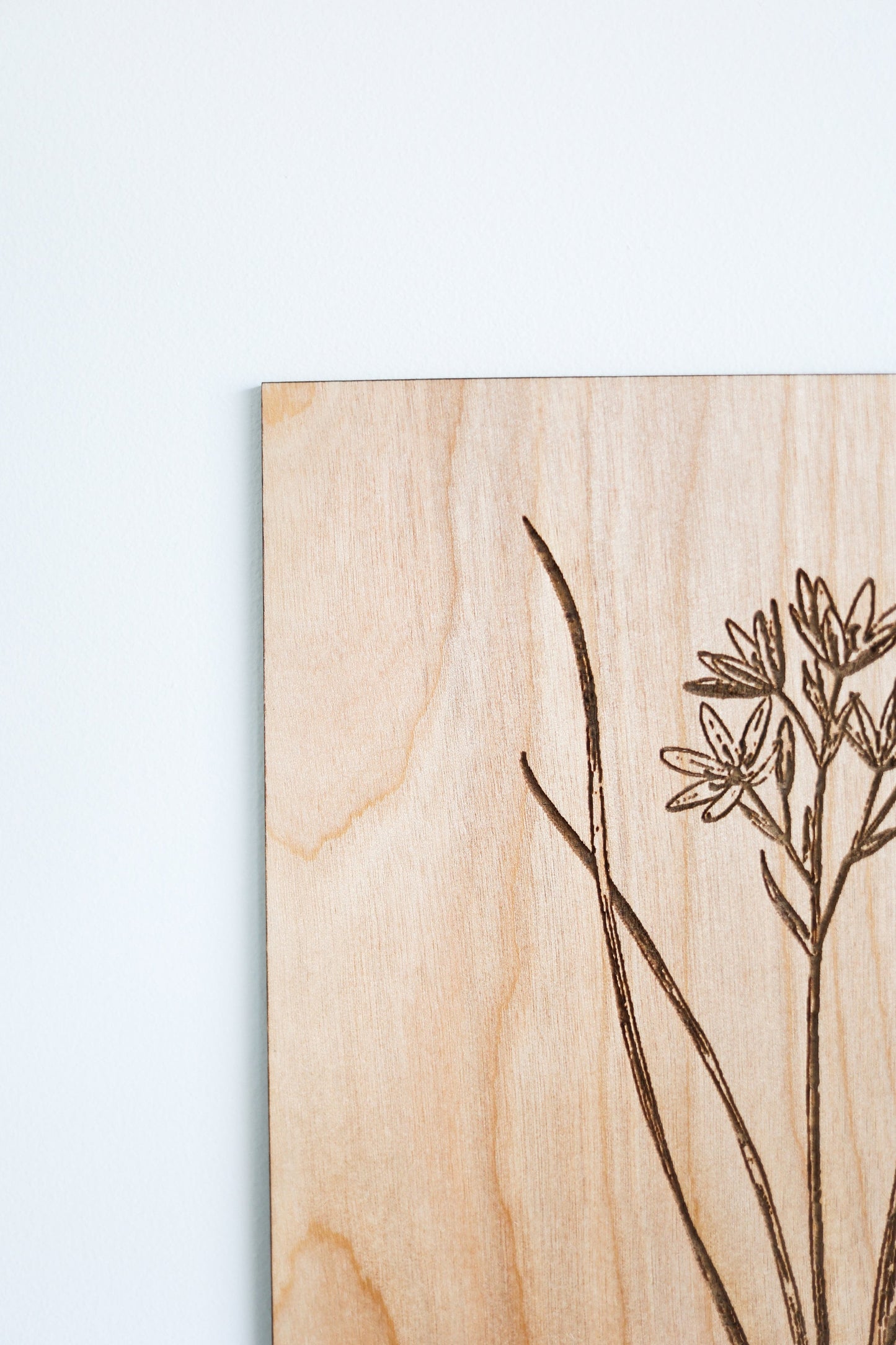 Wooden Summer Flower Panel Wall Art