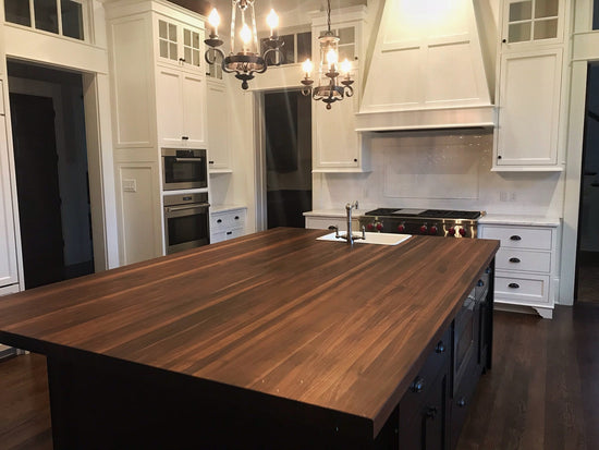 Reclaimed Walnut Butcher Block Countertop