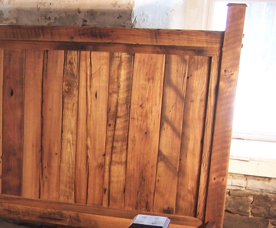 Reclaimed Chestnut Platform Bed