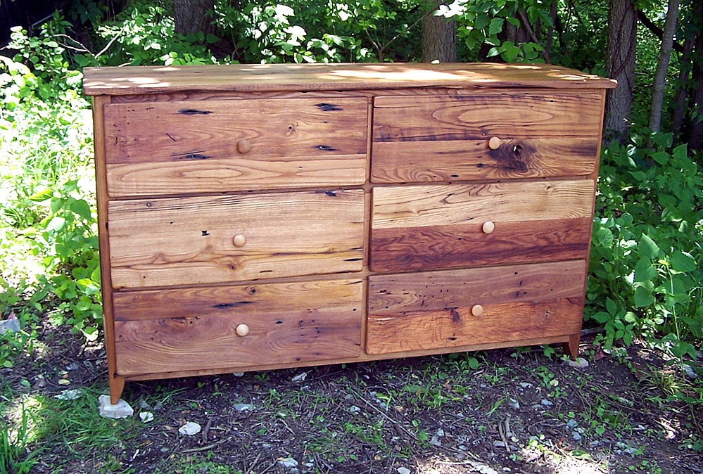 Reclaimed Wormy Chestnut Dresser