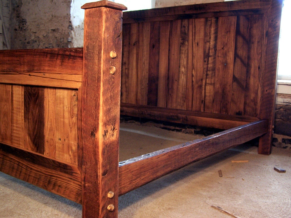 Reclaimed Chestnut Platform Bed