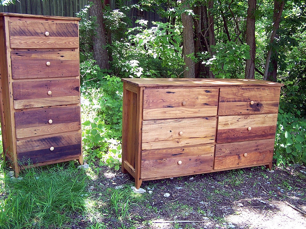 Reclaimed Wormy Chestnut Dresser