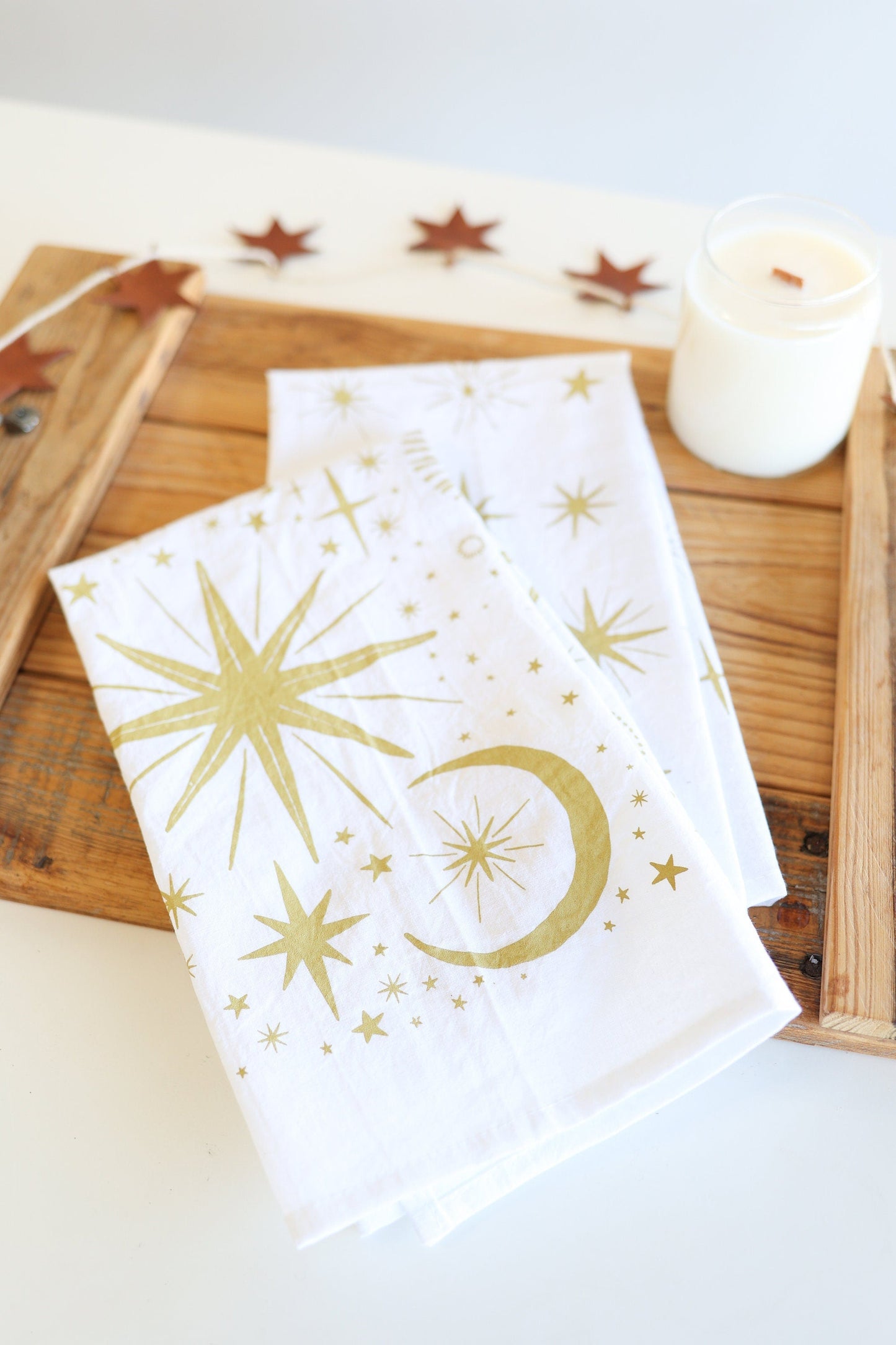 Starlight Pattern Tea Towel