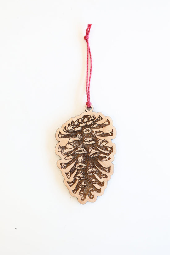 Round Pinecone Ornament