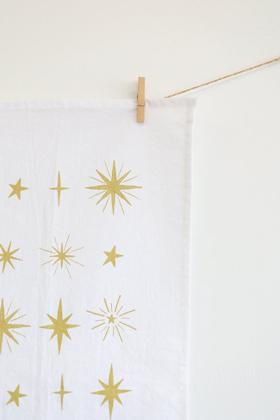 Starlight Pattern Tea Towel