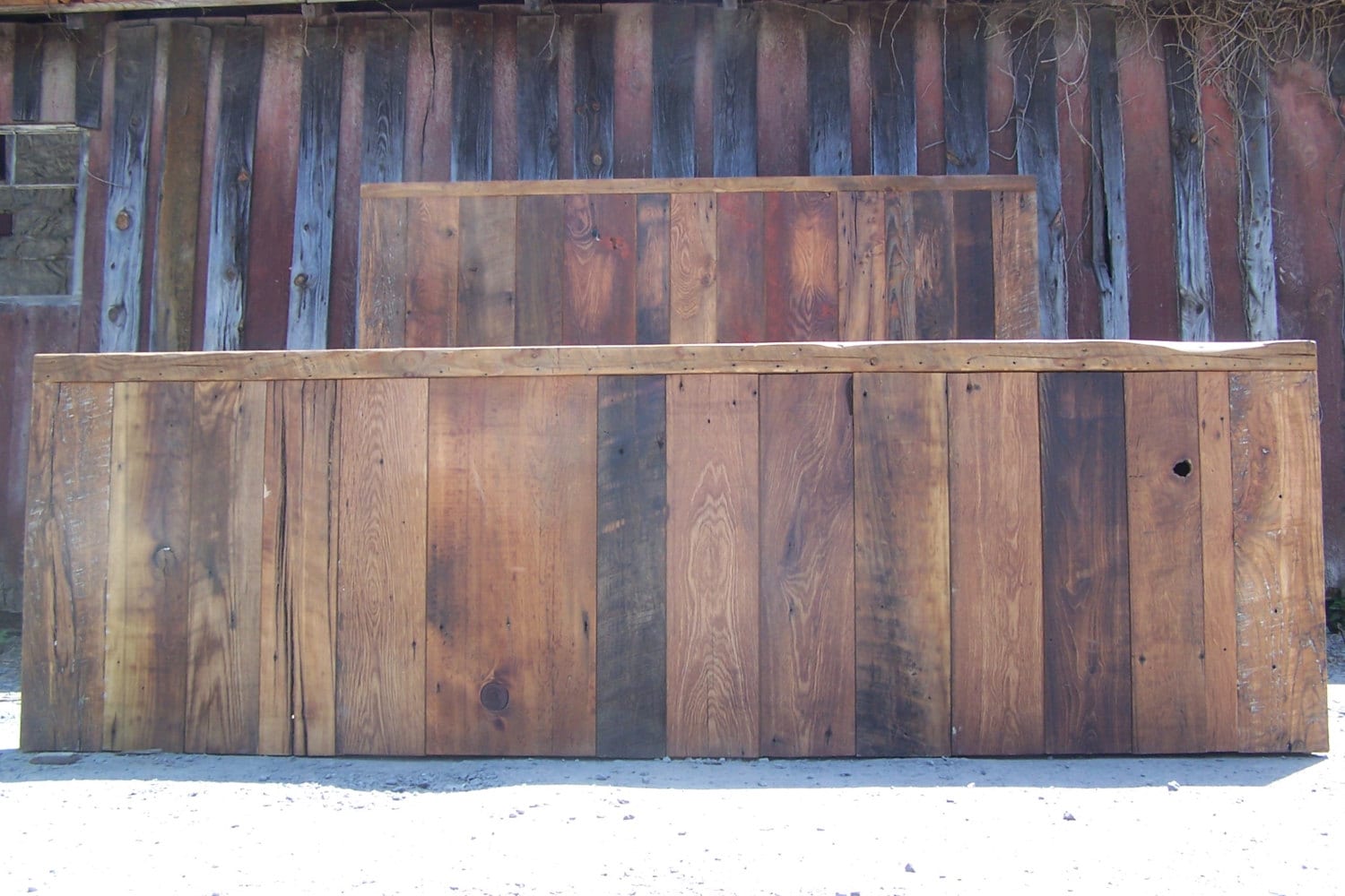 "The Mountain Man" Reclaimed Wood Platform Bed with Storage