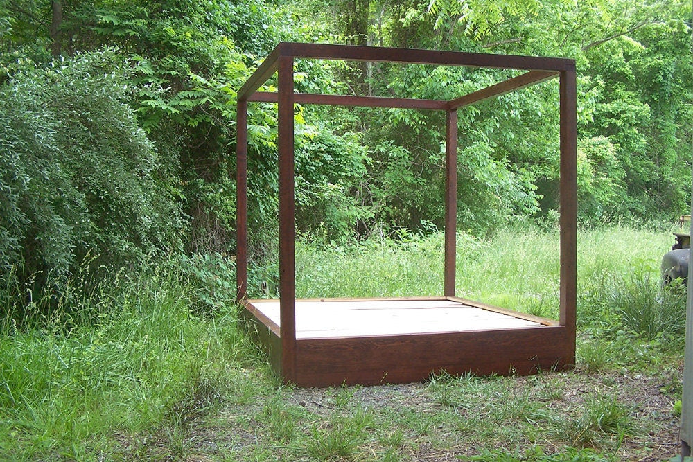 Reclaimed Douglas Fir Canopy Bed